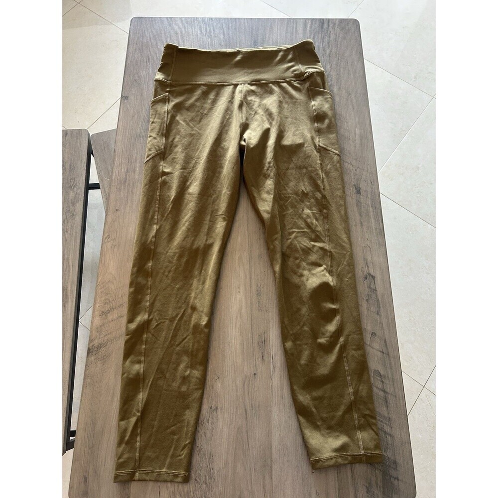 NEW! FIGS 300 Performance Leggings Womens Size XL Dark Olive Green